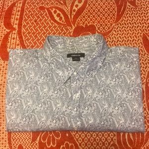 Claiborne Big and Tall Short Sleeve Button Shirt